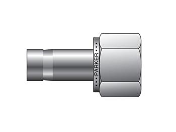 6-6K T2HG-S Instrumentation Tube Fitting - Straight BSPT Female Adapter for use with Inch Tubing 6-6K T2HG-S CPI Inch Tube BSPT Female Adapter - K T2HG